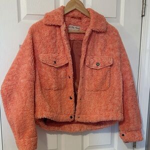 We The Free Coral Sherpa Jacket